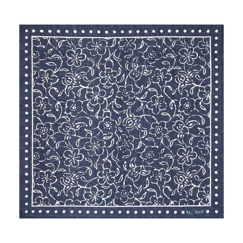 M.J. Bale Volterra Pocket Square image number 0